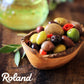 Roland Foods Greek Country Olive Mix, Whole Pitted Olives Marinated with Garlic and Pepperoncini Peppers, Specialty Imported Foo