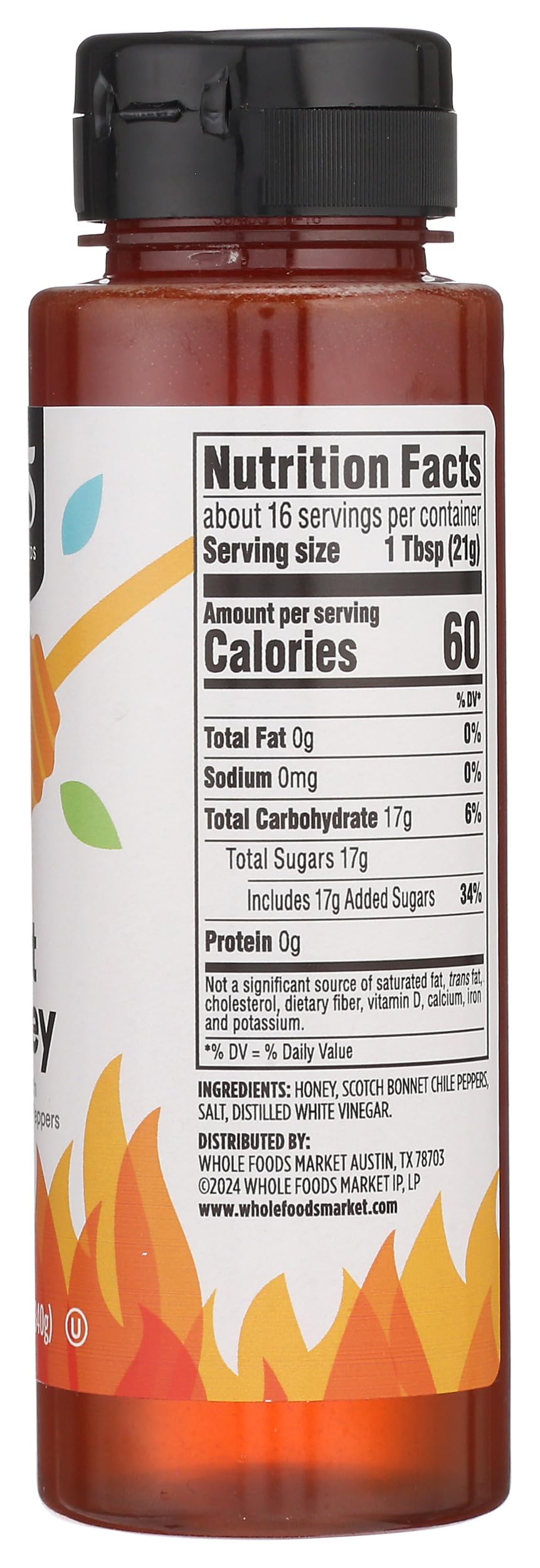 365 by Whole Foods Market Hot Honey, 12 Ounce - Sweet Spicy Flavor for Cooking and Drizzling