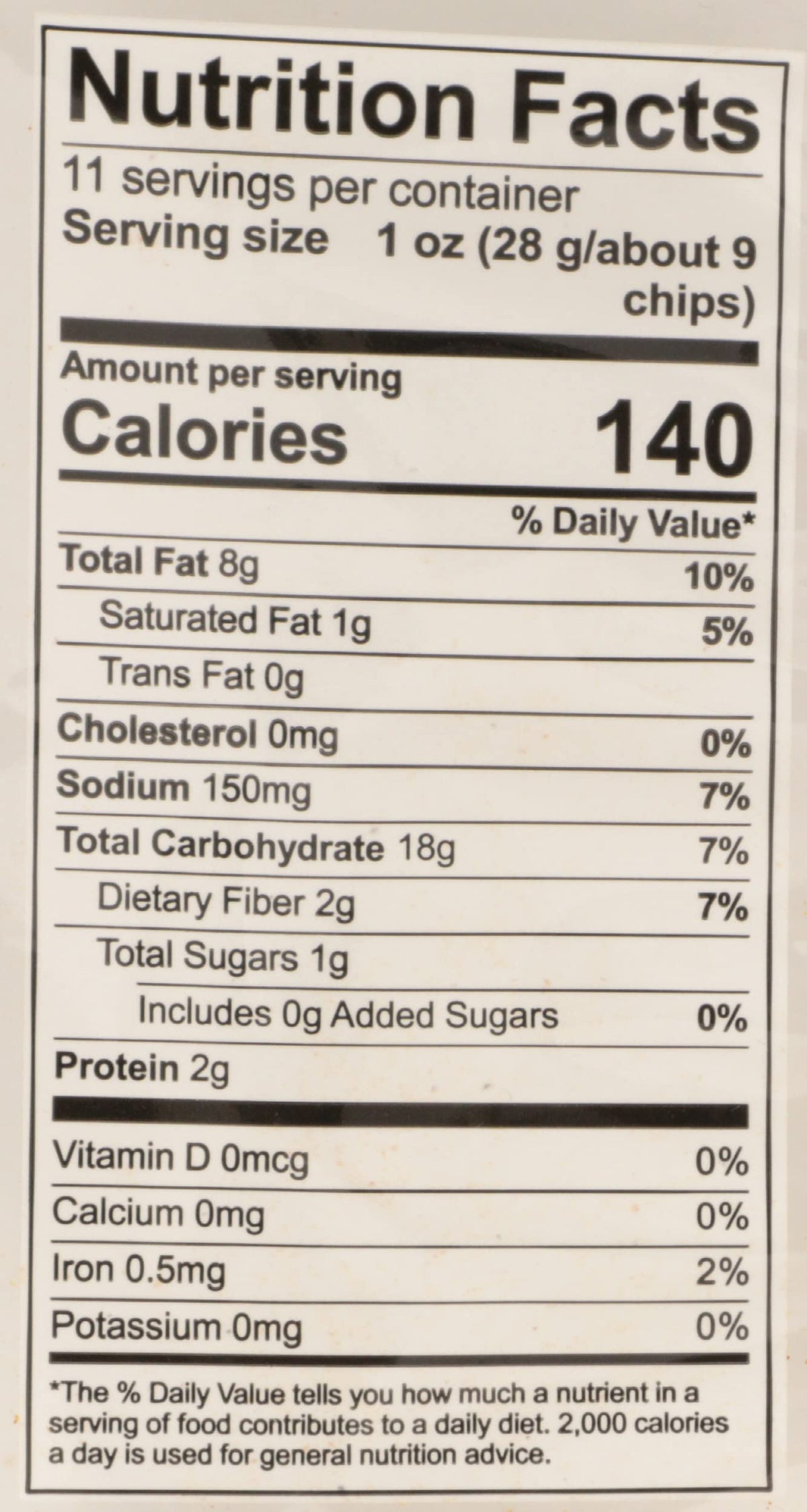 Old Florida Gourmet Products, Inc Original Tortilla Chips, 11 Oz