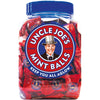 Uncle Joes Mint Balls | Handcrafted British Candy | with Peppermint Oil | Long Lasting & Breath Refreshing Minty Flavor | Indiv