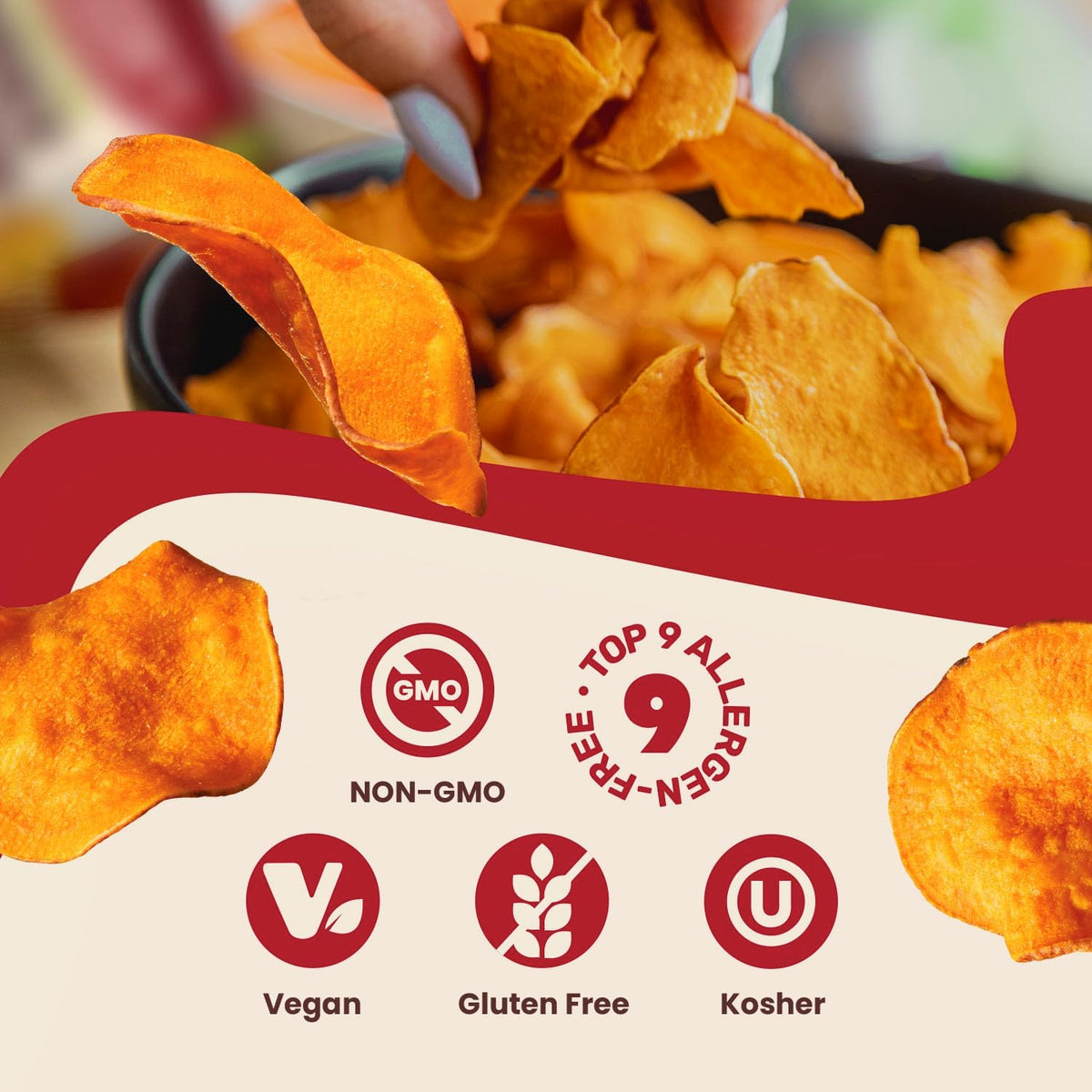 Jackson’s Sweet Potato Kettle Chips, Sea Salt, 1.5 Ounce (Pack of 28), Gluten Free, Vegan, Paleo Friendly