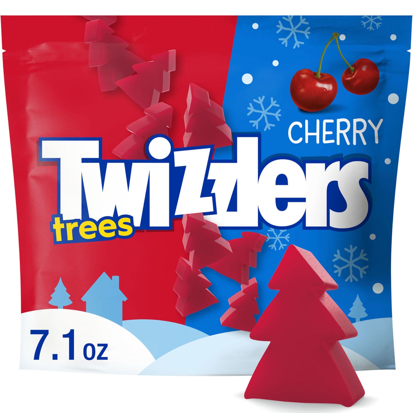 Twizzlers Cherry Flavored Chewy Candy, 7.1 oz Bag, Red