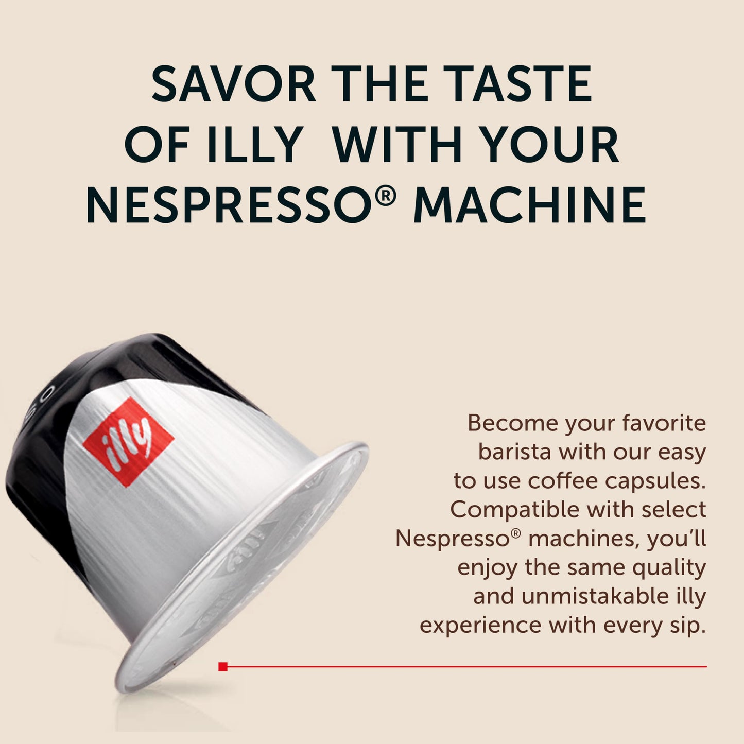Illy Aluminum Espresso compact pieces for Nespresso - Forte Extra Bold Roast - Rich Flavor - 10 Count (Pack of 5)