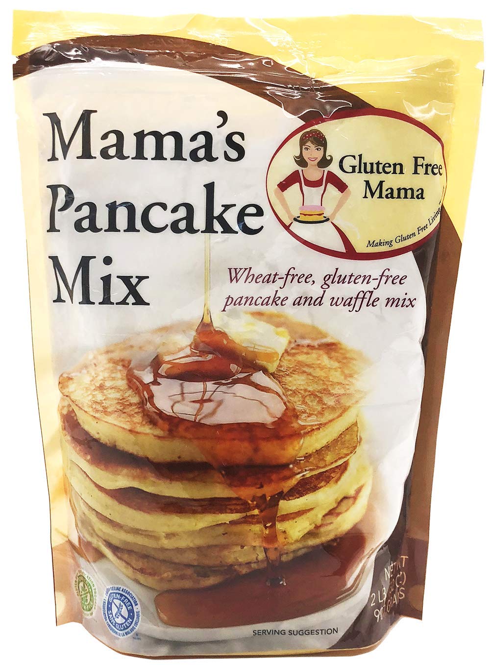 Gluten Free Mama's: Pancake and Waffle Mix - Light and Fluffy - 32 oz Bag