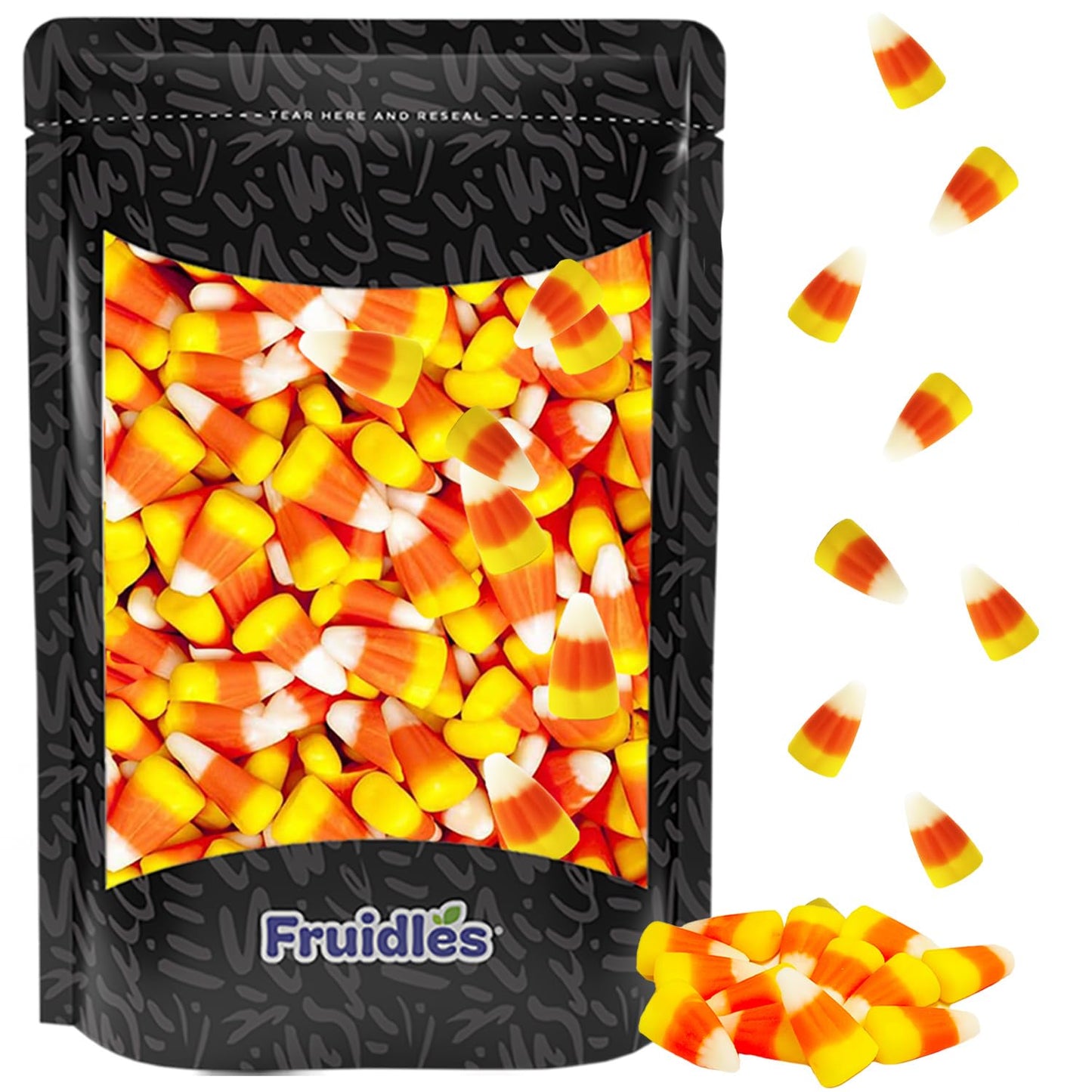 Fruidles Halloween Candy Corn Treats, Fun & Festive Holiday Snacking, Nut-Free, Dairy-Free (1 Pound)