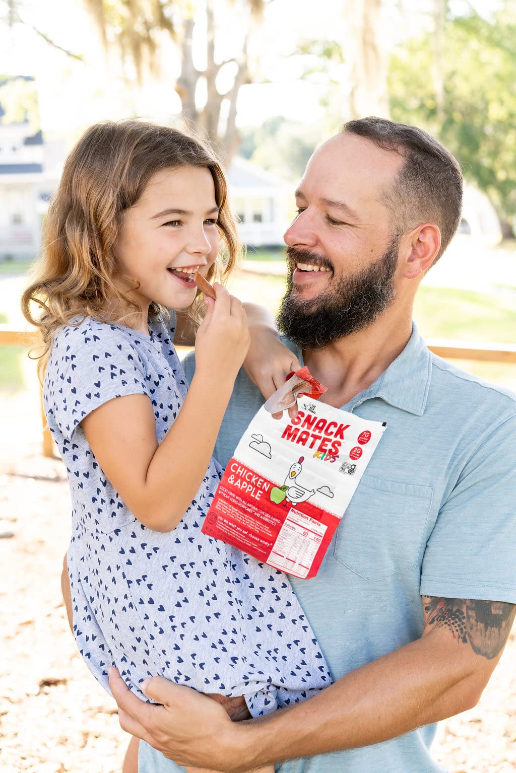 The New Primal Snack Mates Chicken & Apple Sticks, Gluten Free Healthy Snacks For Kids, Low Sugar High Protein Back To School Sn
