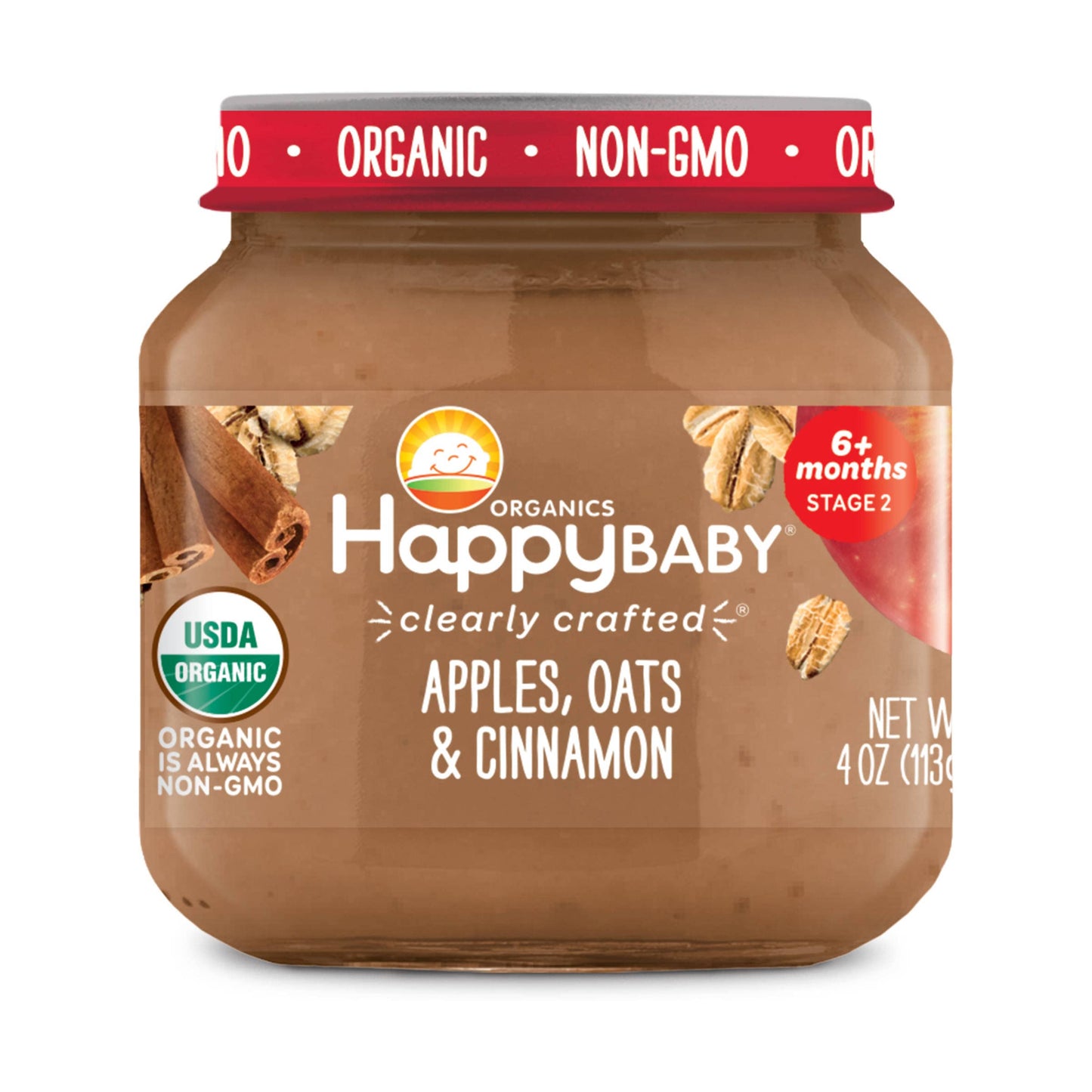 Og2 H B Apl Oats Cinn S2 ( 6 X 4 Oz   )