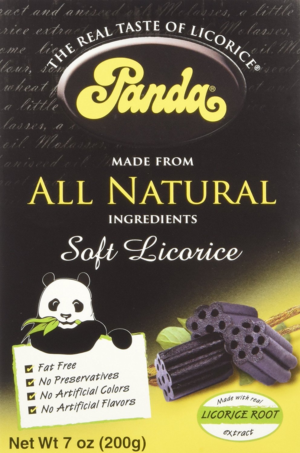 Panda Licorice, Licorice Chews, 7-Ounce Bags (Pack Of 12)