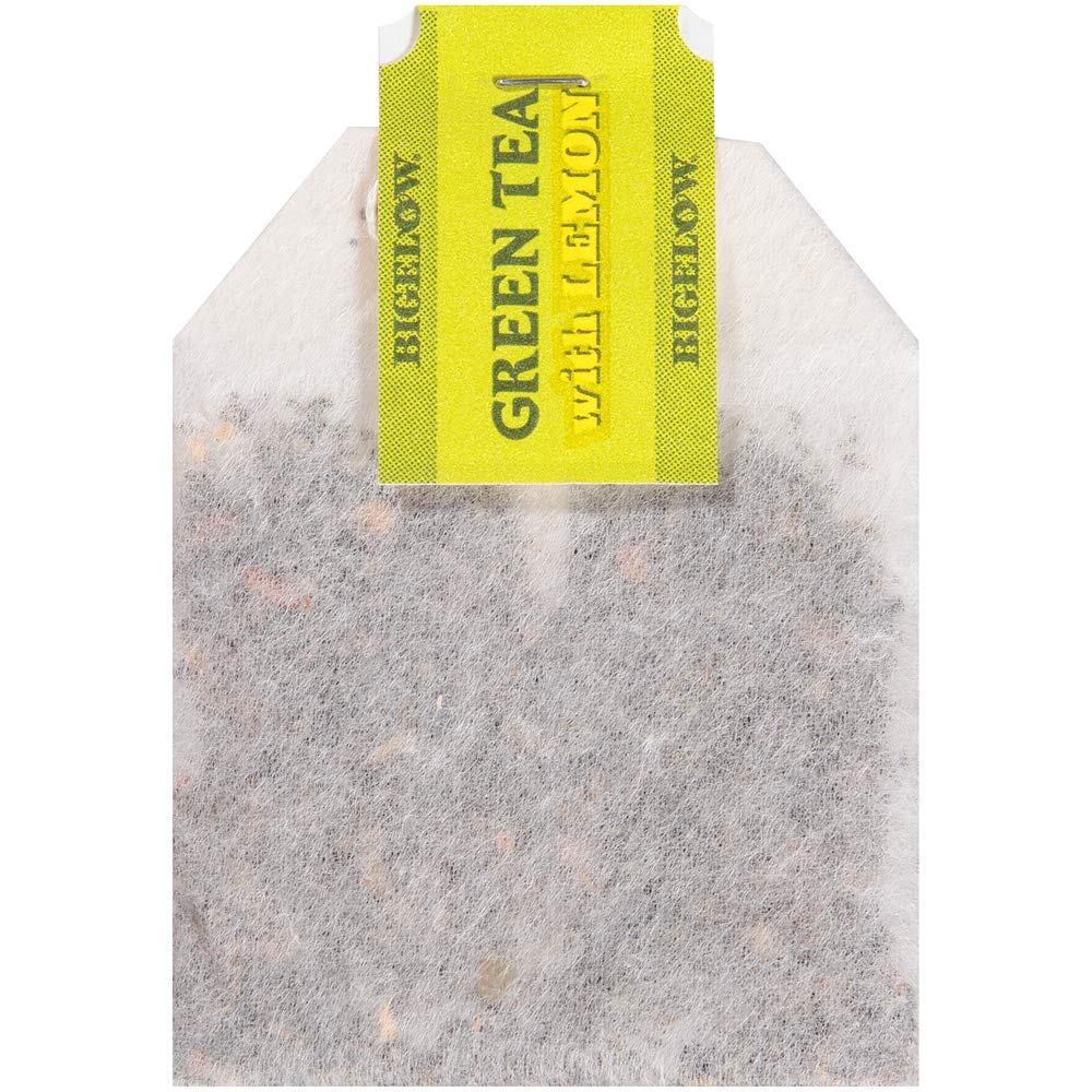 Bigelow Green Tea With Lemon Tea Bags 28-Count Box (Pack Of 1) Green Tea Bags With Lemon Peel And Natural Flavors Rich In Antiox
