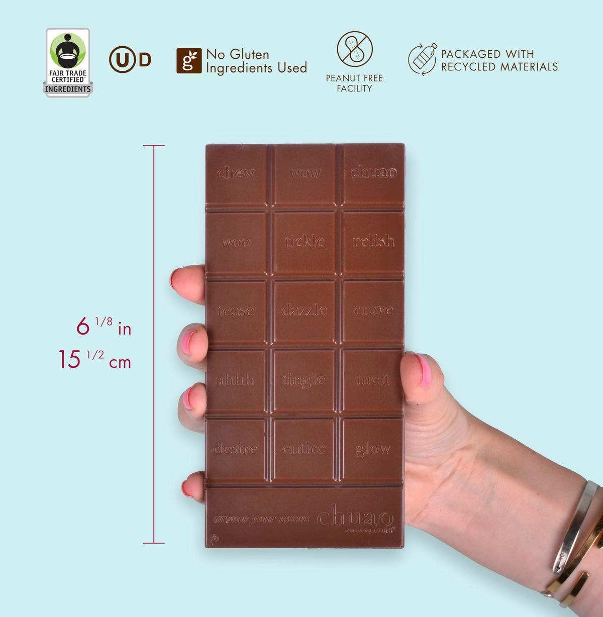 Chuao Chocolatier Potato Chip Milk Chocolate Bars | Gourmet No Preservatives | For Gift Baskets, Christmas, Birthday, Thank You, Care Package | 12 Ct