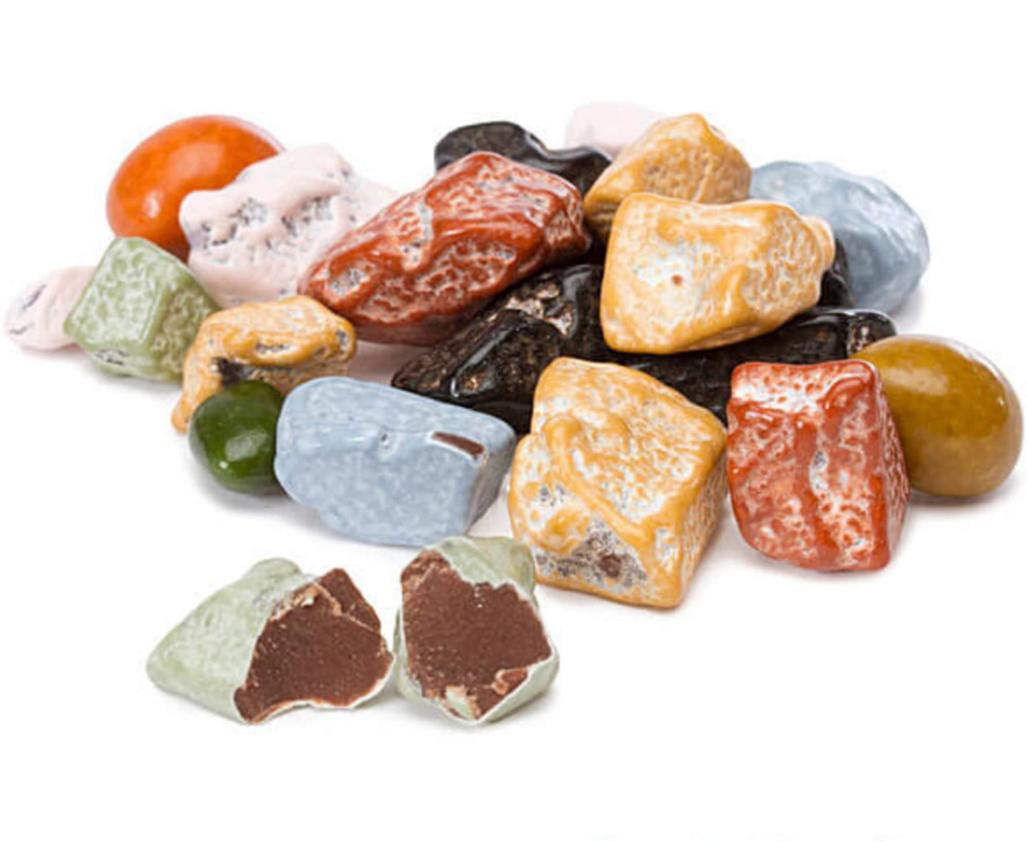 By The Cup Candy Coated Chocolate Rocks, 1 Lb Bulk Bag