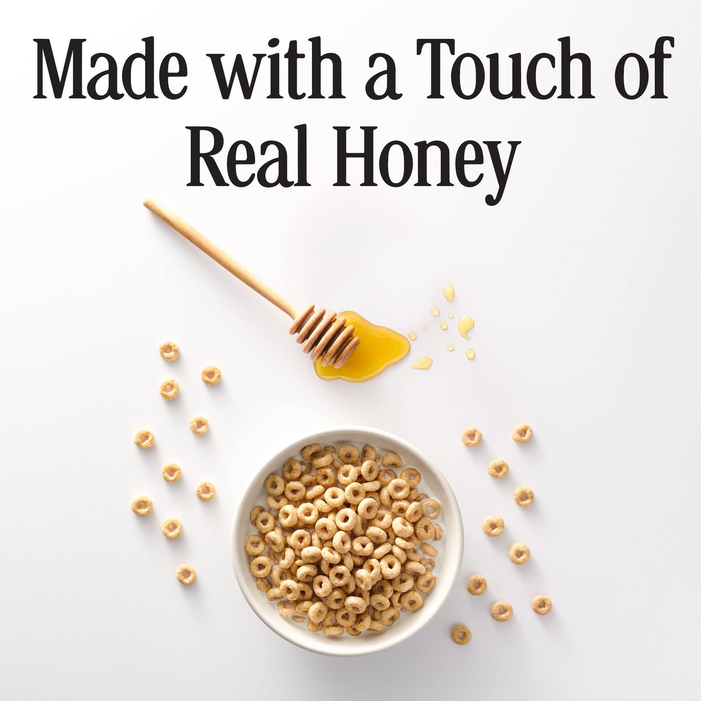 Honey Nut Cheerios Heart Healthy Breakfast Cereal, Gluten Free Cereal With Whole Grain Oats, Value Bag, 32 Oz