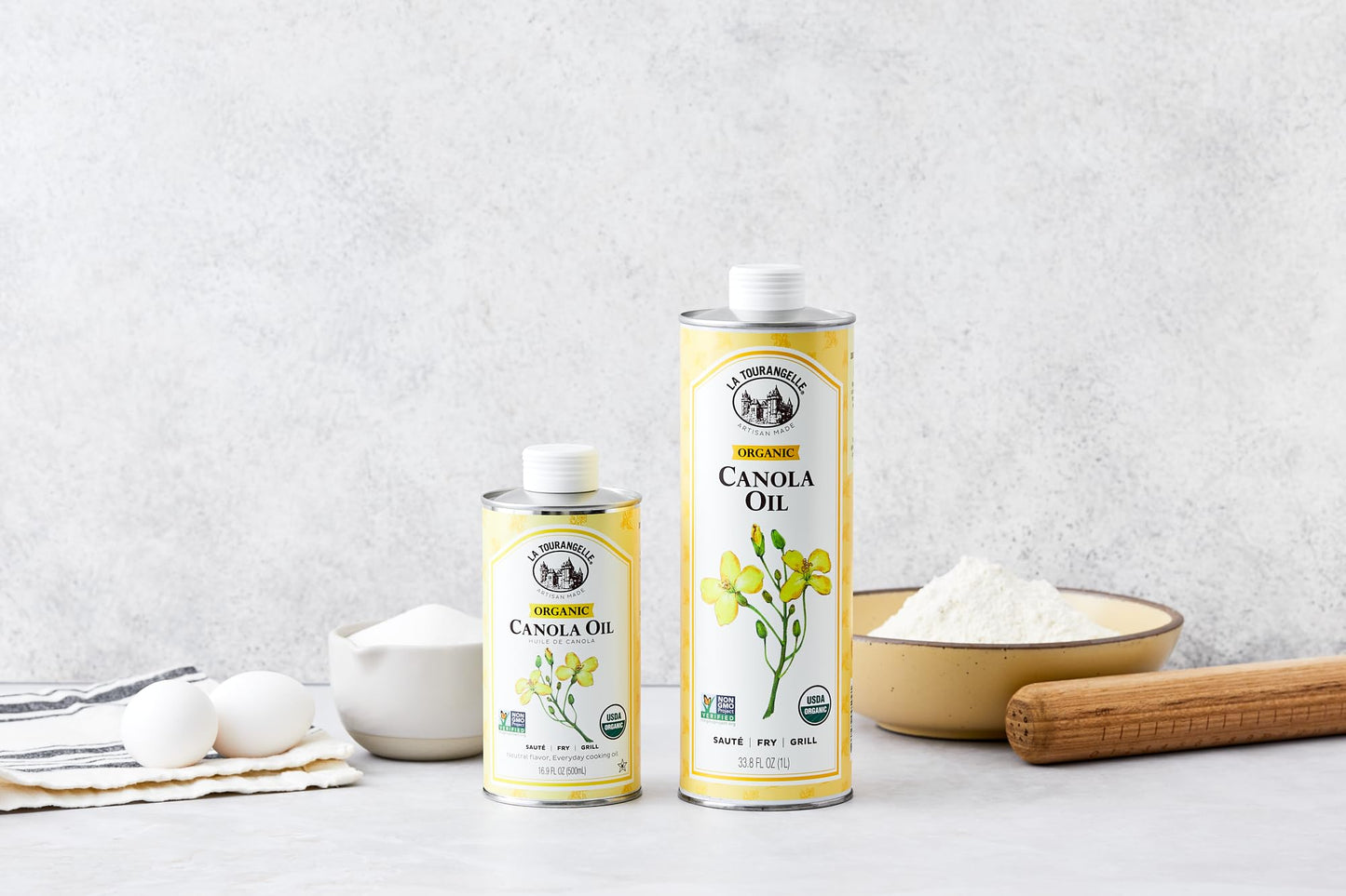 La Tourangelle Organic Canola Oil, Expeller-Pressed, Non-GMO, 33.8 fl oz