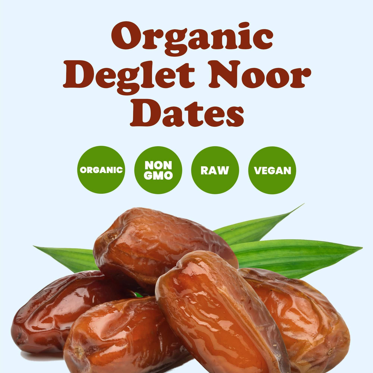 Food to Live Organic Deglet Noor Dates, 4 Pounds - Pitted, Non-GMO, Soft & Juicy, Unsulfured, Raw, Dried Fruit, No Sugar Added,