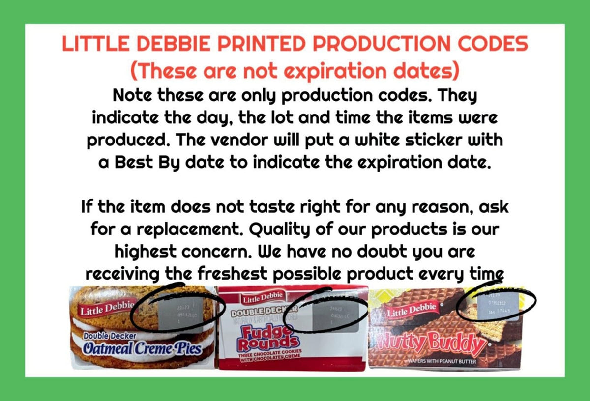 Little Debbie Christmas Tree Cakes - Vanilla | Mega Sized 3 oz Single Serve Snack Cakes, 6 Per Box
