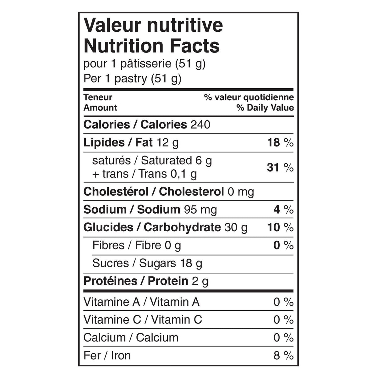Vachon Passion Flakie Pastries Apple Raspberry 10.3 Ounce, 1 Box, Made in Quebec