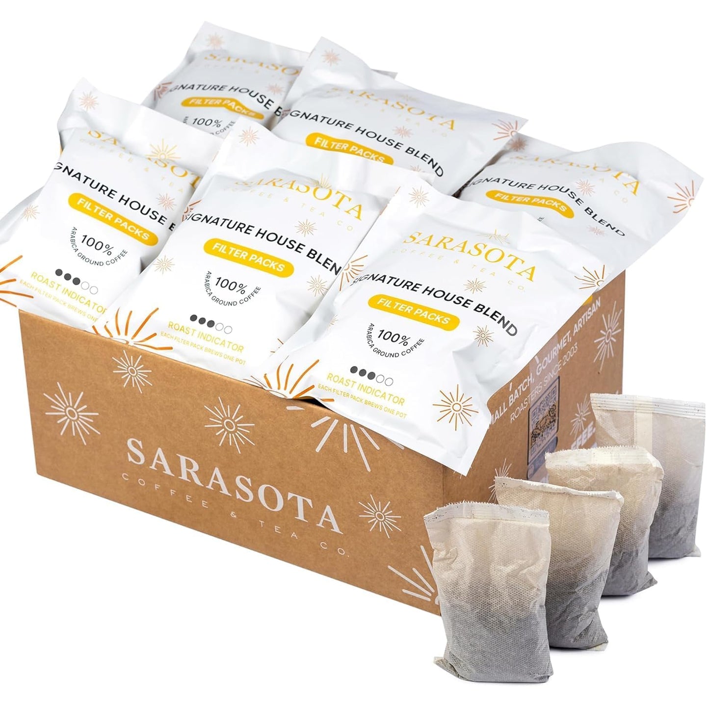 Coffee Filter Packs  Coffee in Filter Packs  Coffee Filter Packs 10-12 cup  Breakfast Blend Signature House Coffee Filter Packs  Medium Roast  Filter Pack Coffee  (2 Ounce  Pack of 40)