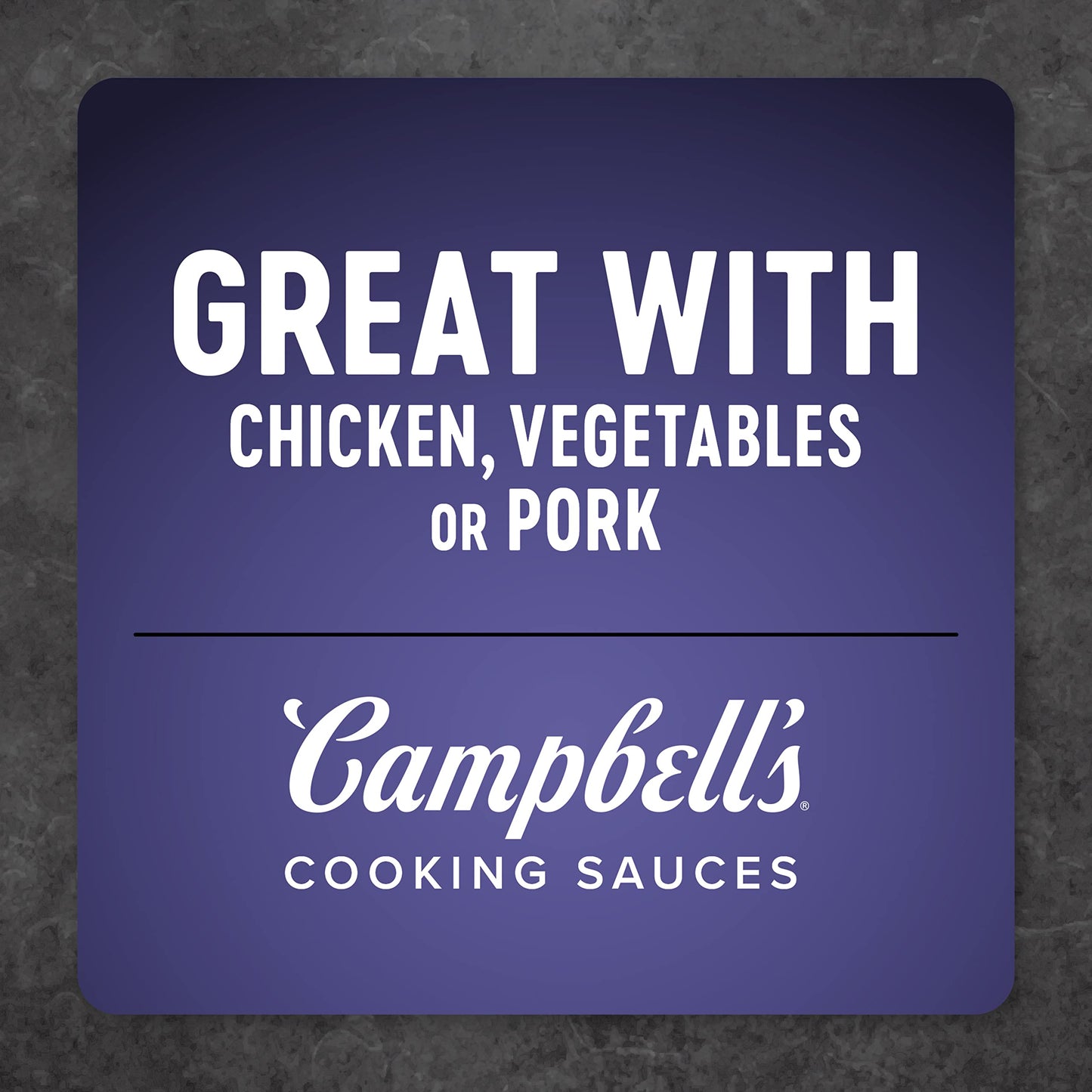 Campbell's Cooking Sauces, Classic Roasted Chicken Sauce, 12 Oz Pouch