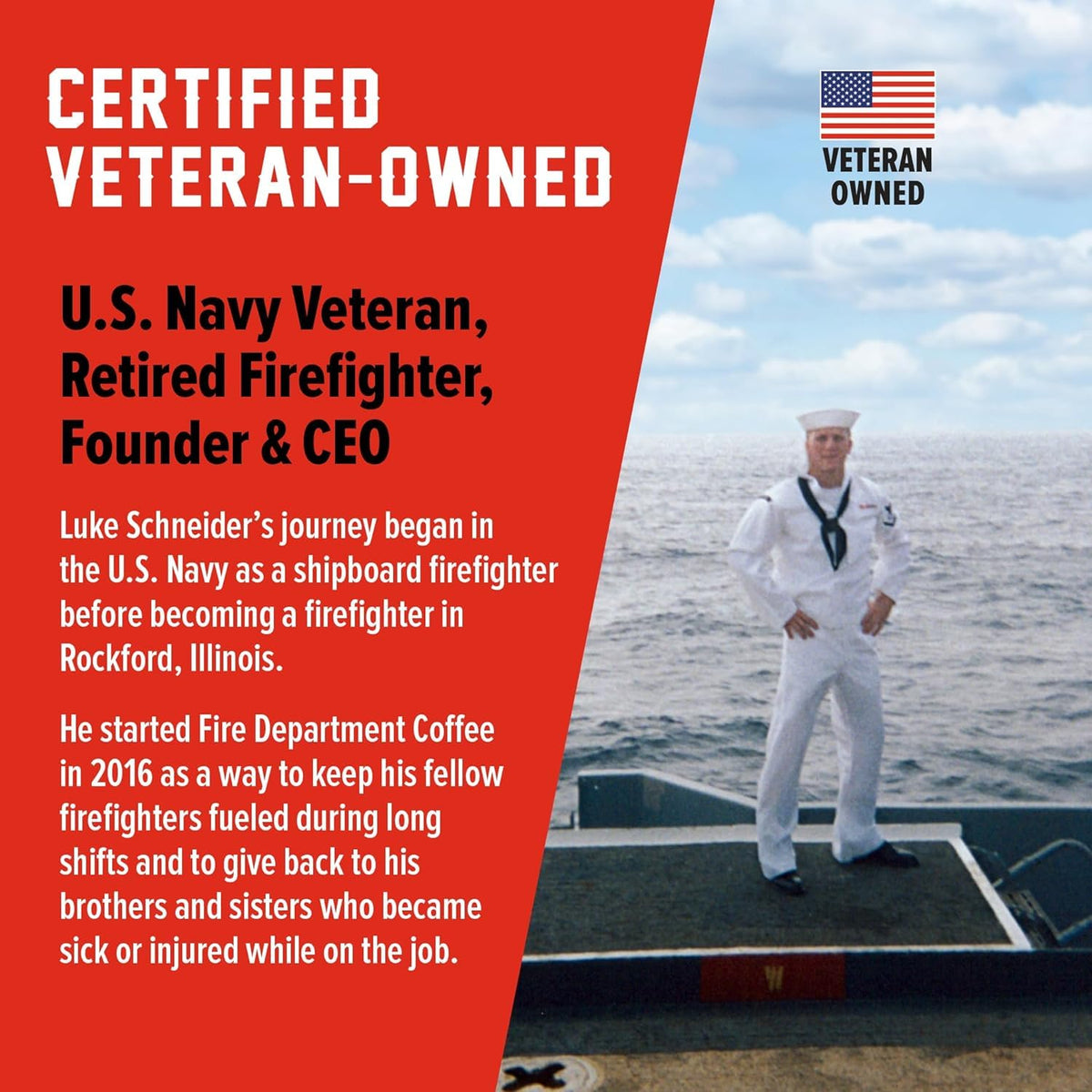 Fire Department Coffee - Gives Back To Firefighters - Cinnamon French Toast Coffee Beans - Roasted In The Usa - Premium Whole Be