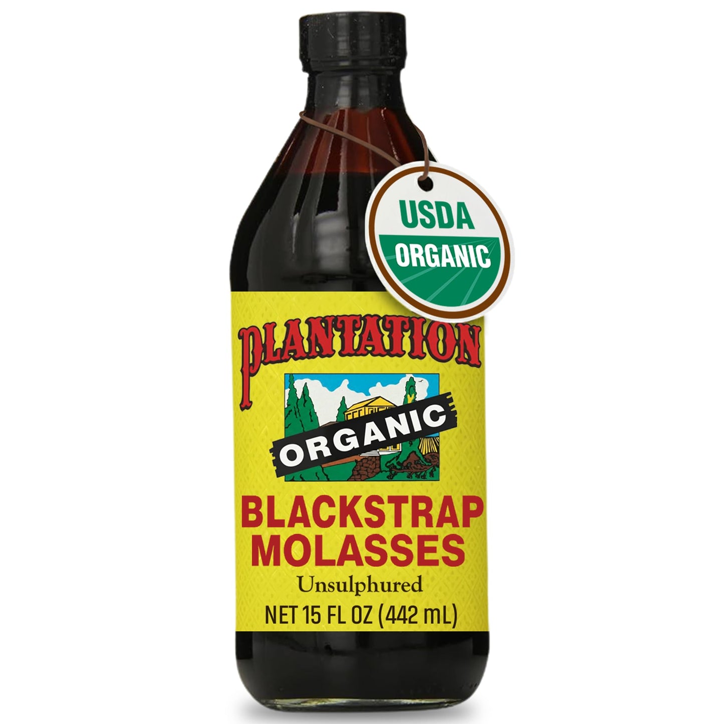 Plantation Organic Blackstrap Molasses, 15 oz (1)
