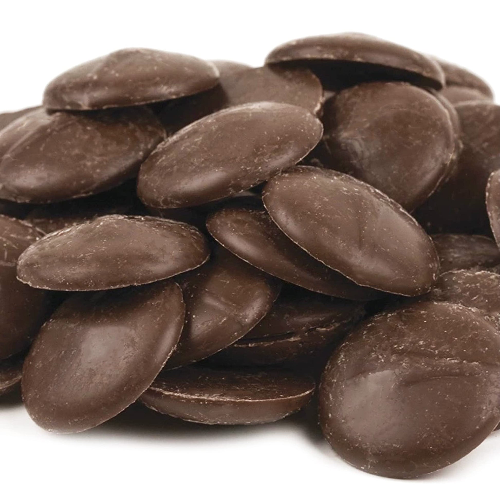 KIDU Dark Chocolate Melting Wafers, 2 Pound Bulk Bag for Dipping and Baking