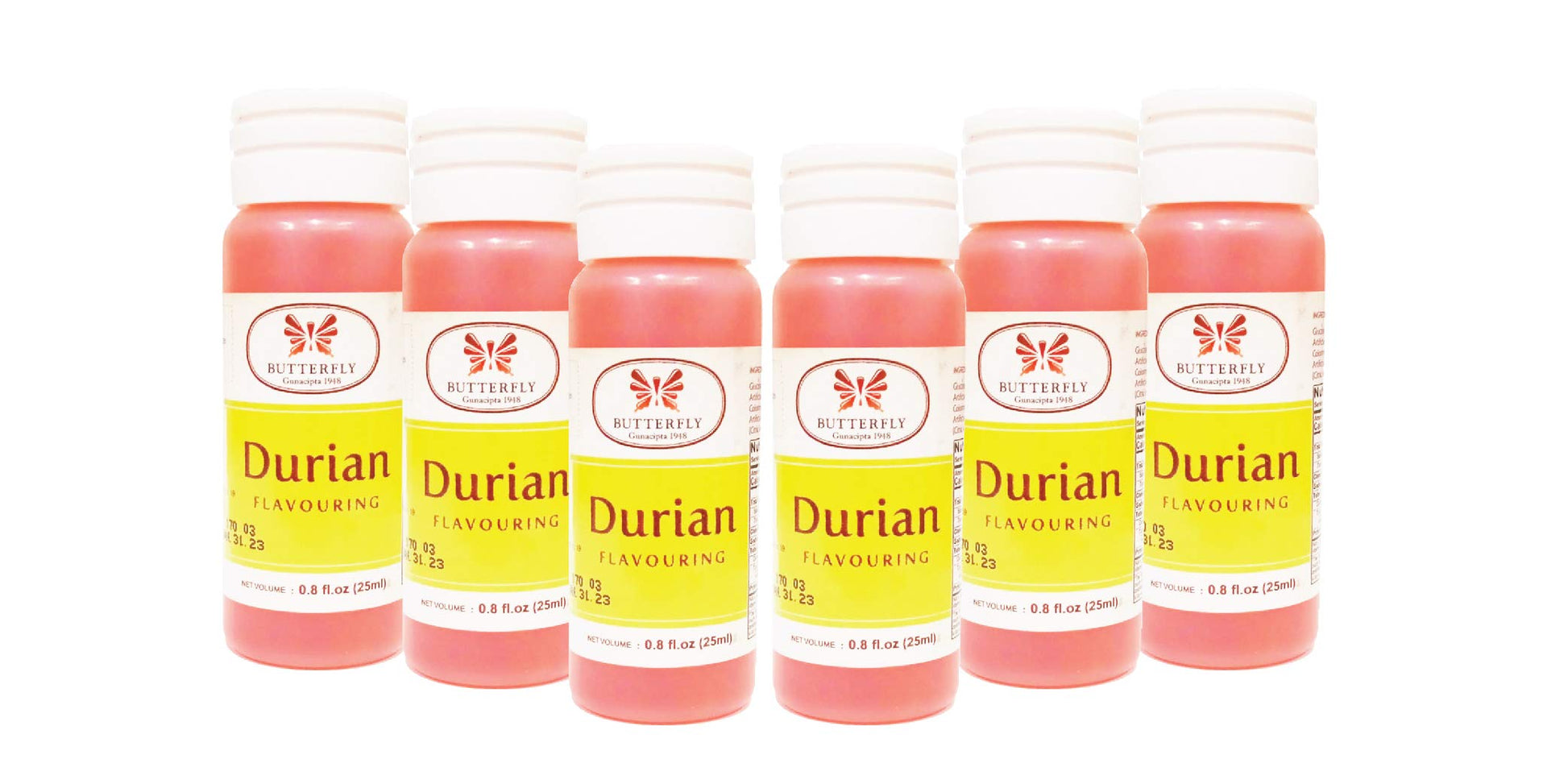 Butterfly Flavoring Extract Paste, 25 Ml (Durian, Pack Of 6)