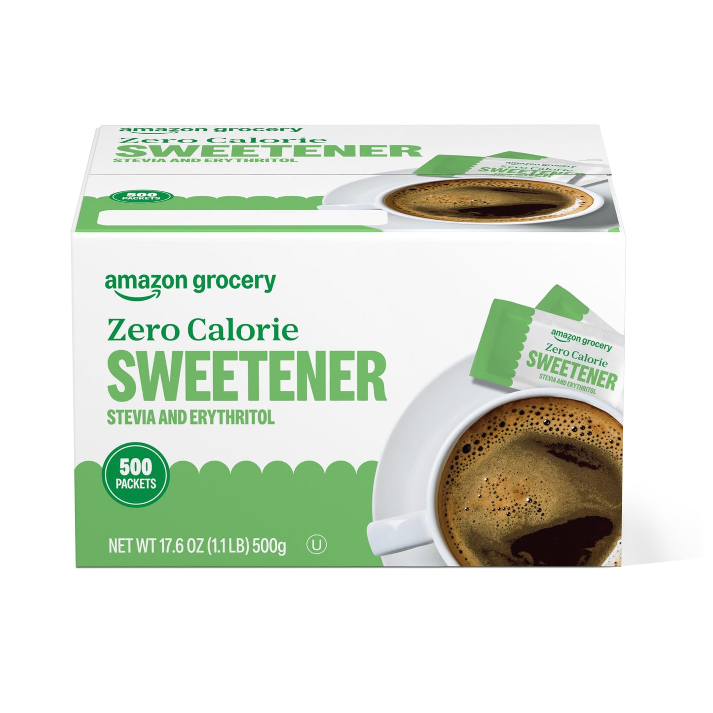 Online Marketplace Grocery  Zero Calorie Stevia And Erythritol Sweetener Packets  500 Ct (Previously Happy Belly  Packaflavor Blendg May Vary)