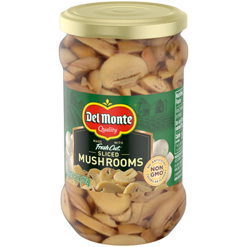 Del Monte® Mushrooms Slices 6 Oz. Jar, 12 Pack
