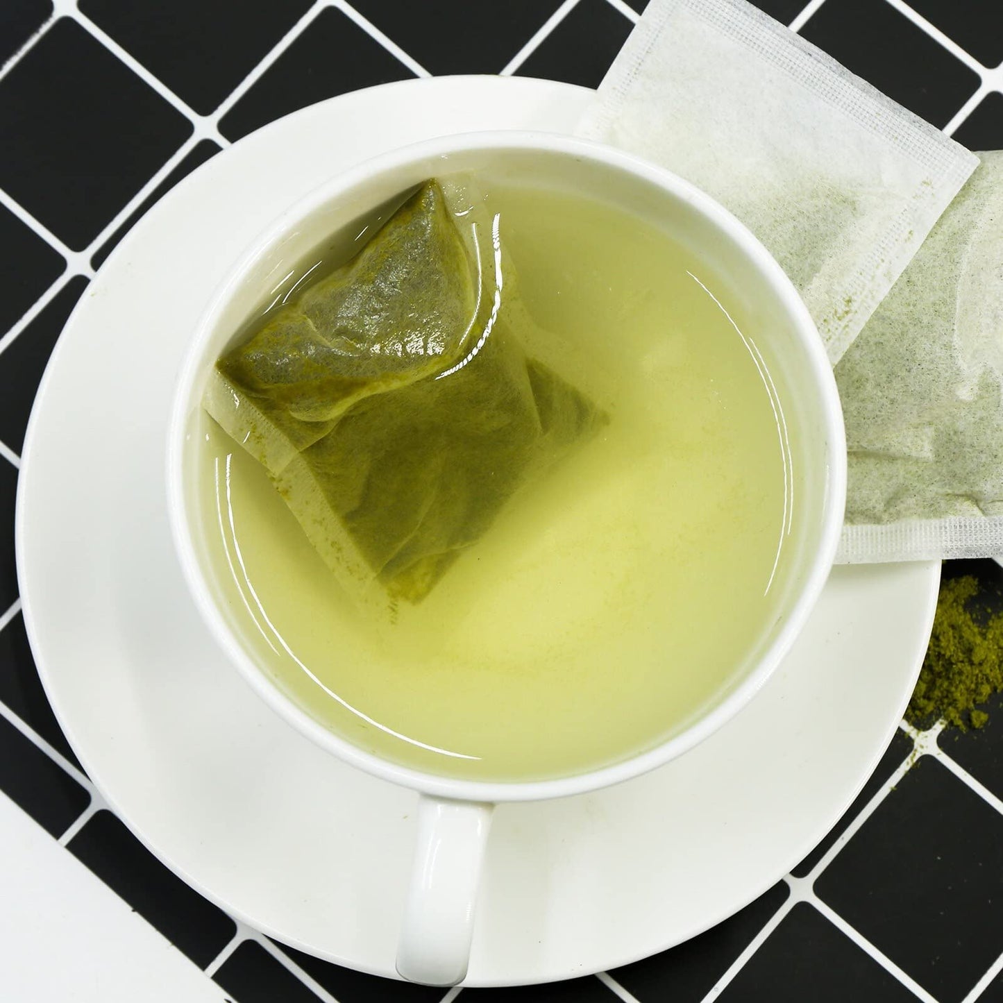 FullChea Dried Pine Needle Tea Bags - 40 Count, 2.5g/bag, Caffeine-free Herbal Tea, Rich in Vitamins & Antioxidants