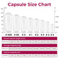 ATLEMISME Empty Gelatin compact pieces Size 4 - 100 Count Clear Gel Caps with 2 Filling Spoons