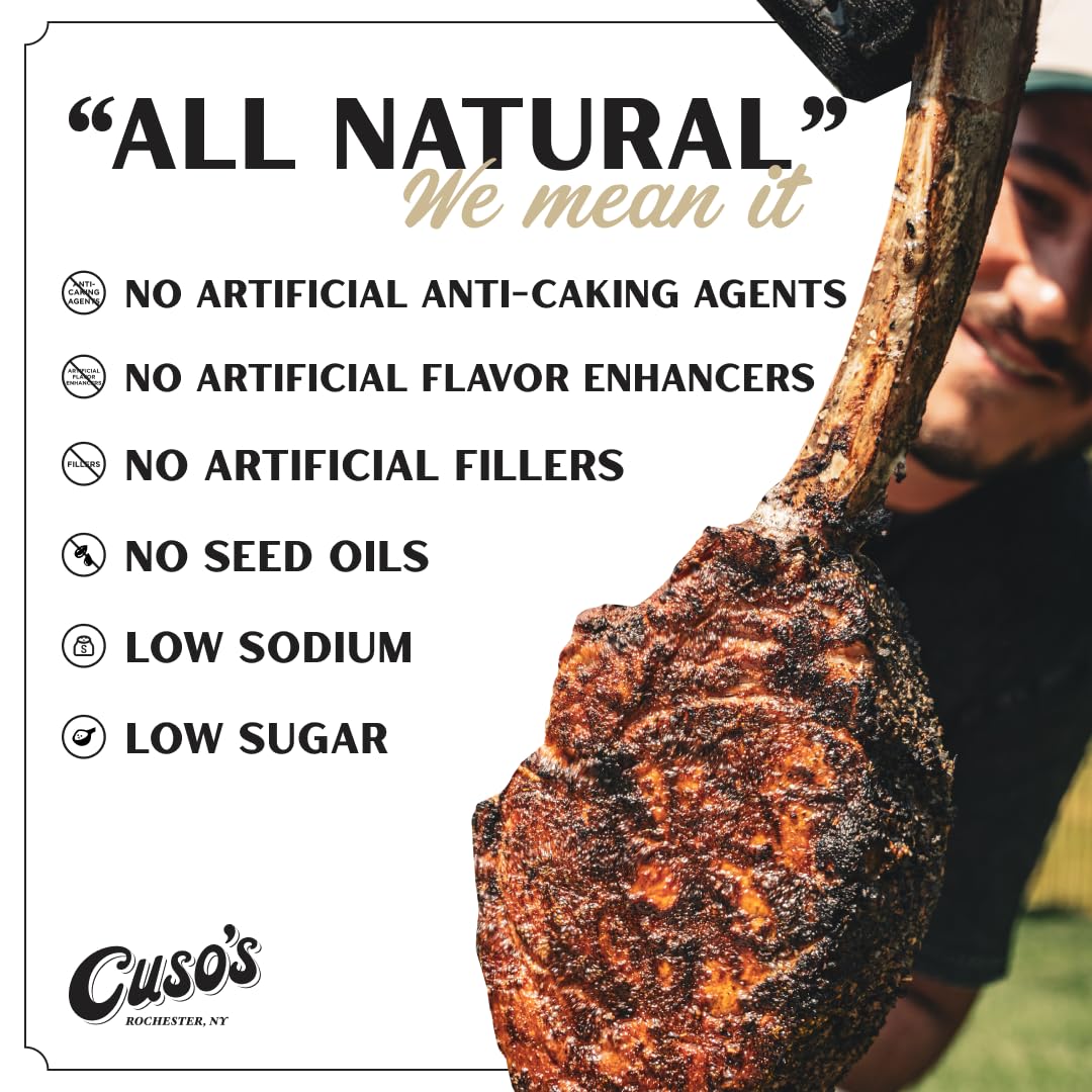 Cuso Cuts Cajun Seasoning - Authentic Louisiana Spice Blend for Chicken & Seafood - 5 oz All Natural, Non-GMO