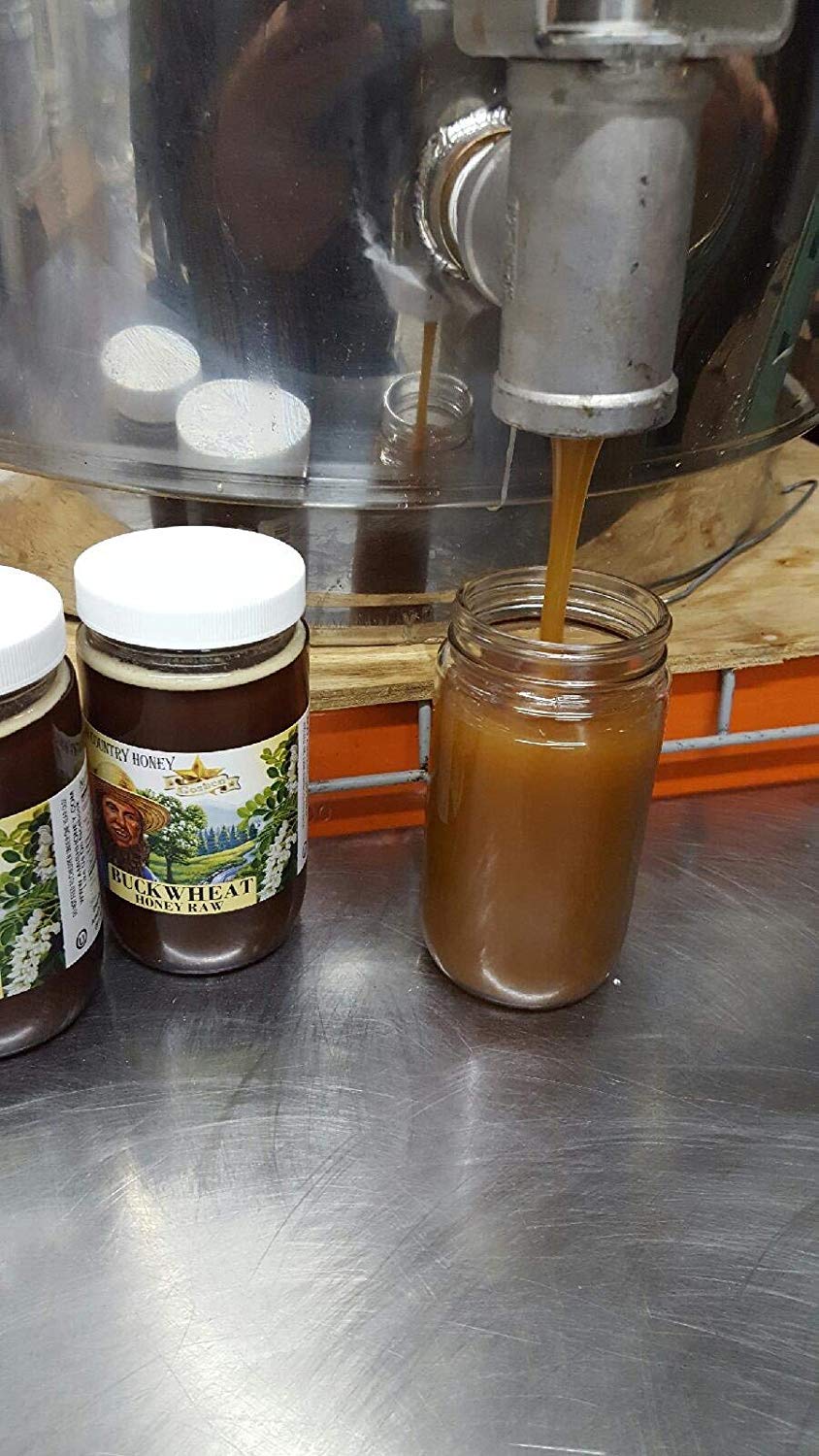 Goshen Honey Raw Buckwheat Dark Honey - Unfiltered, Pure & Natural - 16 Oz