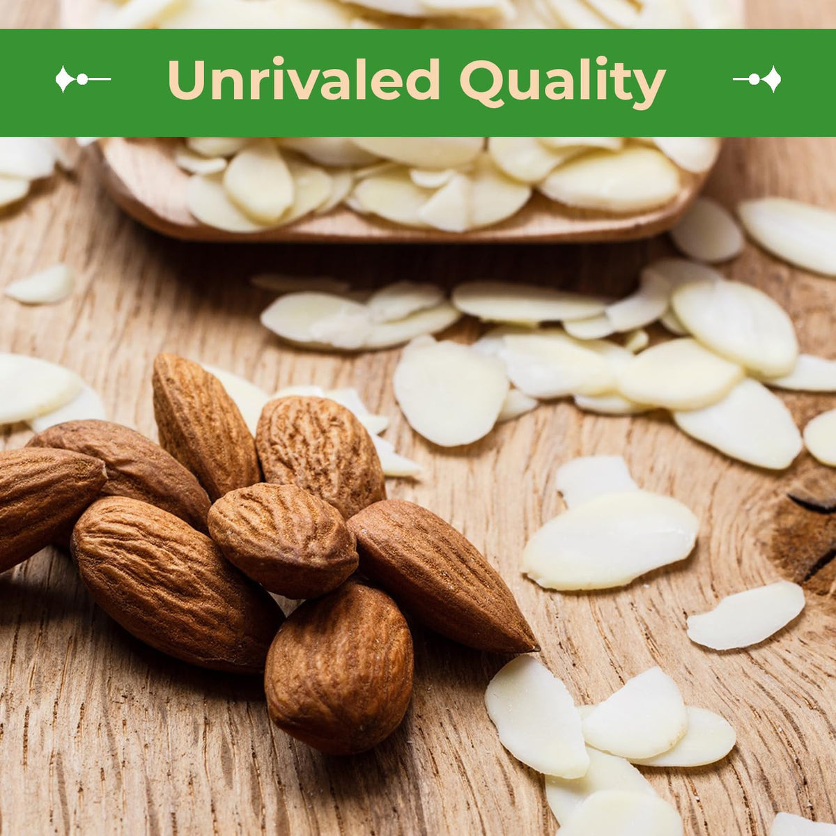 Sincerely Nuts – Raw Natural Sliced Almonds | 1 Lb. Bag | Delicious Guilt Free Snack | Low Calorie, Vegan, Gluten Free | Gourmet Kosher Food | Source Of Fiber, Protein