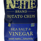Kettle Brand Potato Chips, Sea Salt And Vinegar, 13 Ounce (Pack Of 10)
