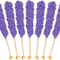 Buffalo Bills Grape (Purple) Rock Candy On A Stick (12-Ct Cup Purple Rock Candy Crystal Sticks)