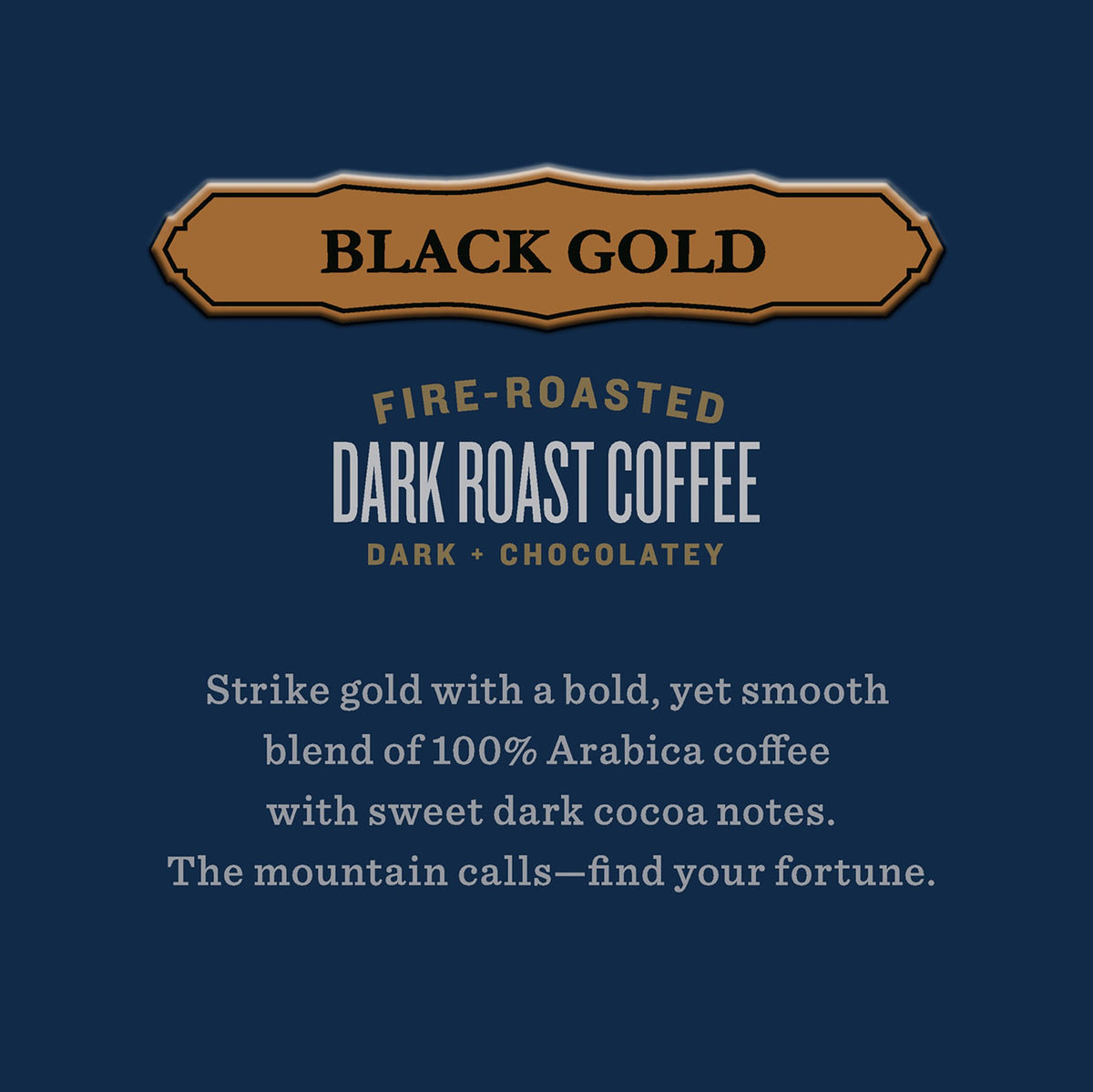 1850 Black Gold, Dark Roast Ground Coffee, 12 Ounces (Pack Of 2)