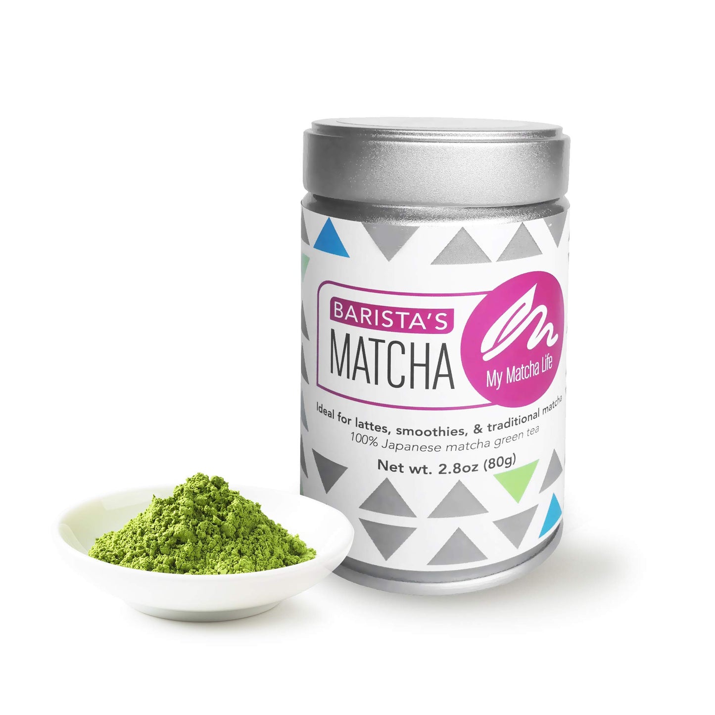 My Matcha Life® Matcha Green Tea Powder, Premium Grade, 2.8 Ounce, Tested for Lead and Heavy Metals, Vegan, Keto-Friendly