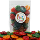 FirstChoiceCandy Licorice Wheels Gummy Candy (Two Faced Rainbow, 2 Pound)