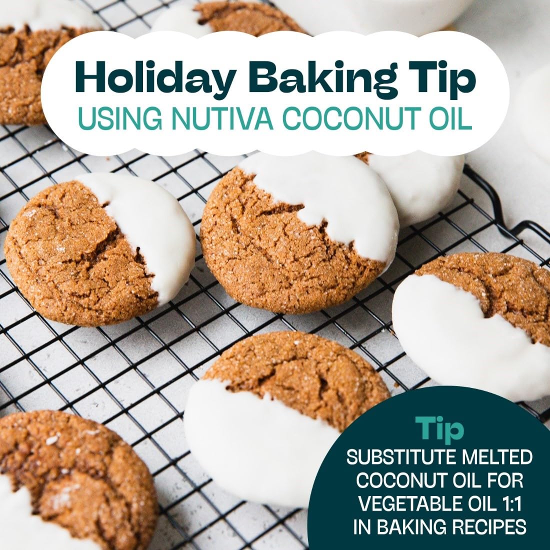 Nutiva, Organic Coconut Oil, 54 Fl Oz