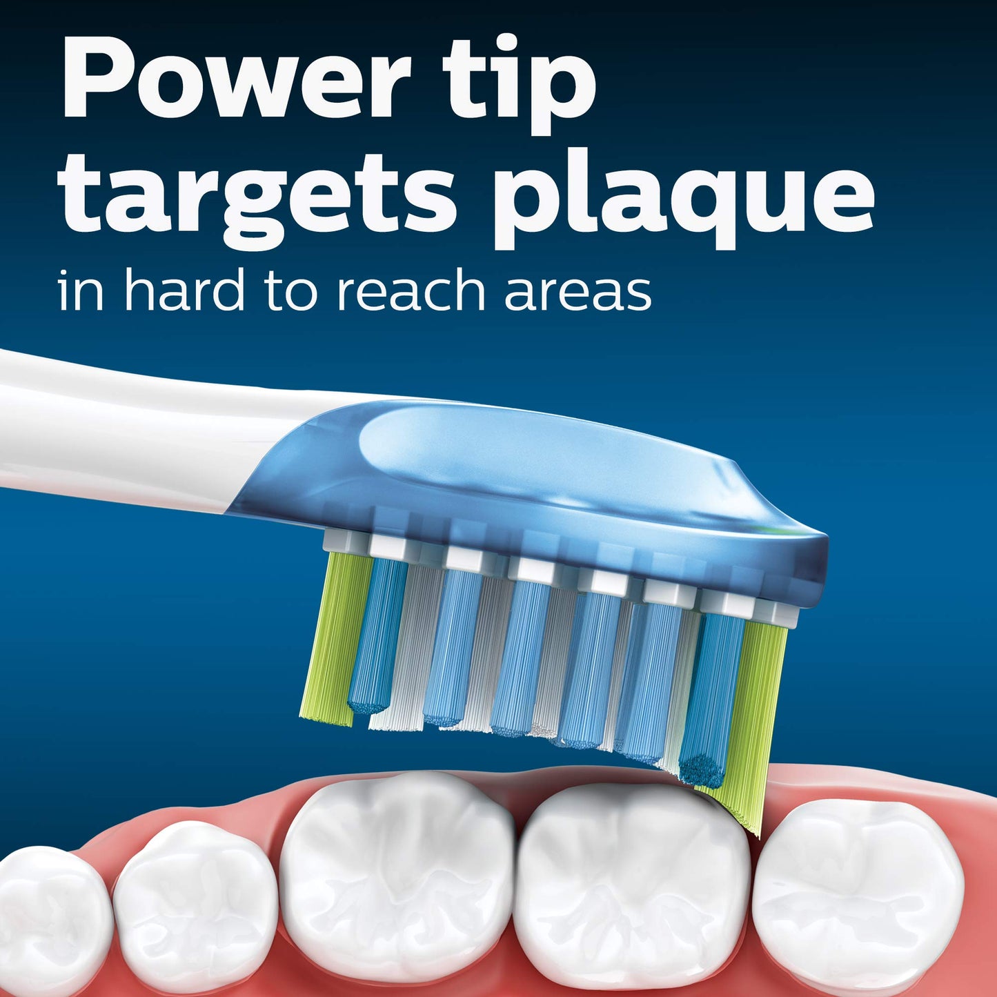 Philips Sonicare Genuine C3 Premium Plaque Control Replacement Toothbrush Heads, 2 Brush Heads, White, Hx9042/65