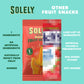 Solely - Organic Mango & Strawberry Whole Fruit Gummies (Pack Of 4, 5 Bags Per Box) - Real Fresh Fruit - Healthy Snacks For Adul