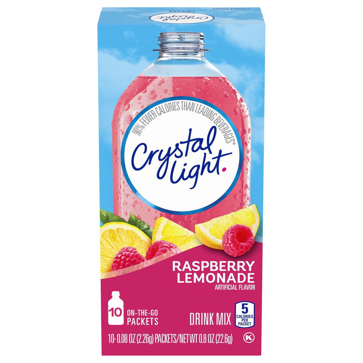 Crystal+Light+On+The+Go+Raspberry+Lemonade+Drink+Mix%2c+10-Packet+Box+(Pack+of+9)