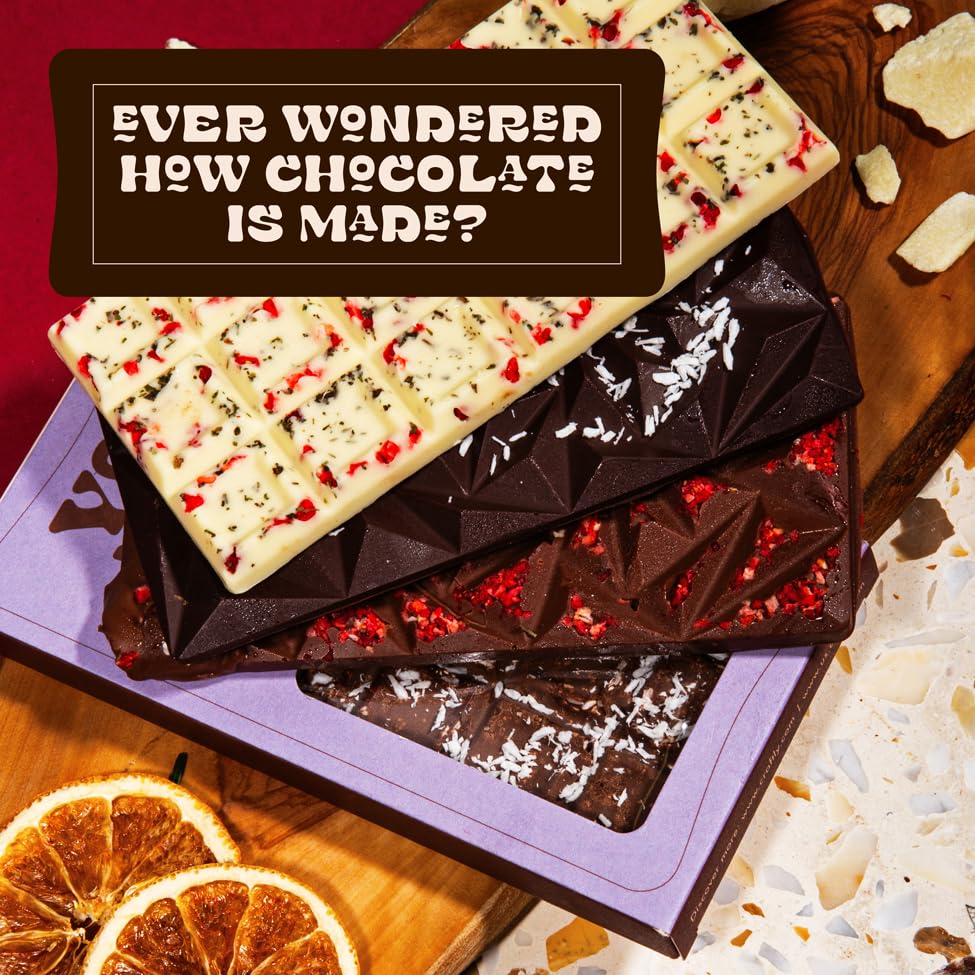 Craftly Chocolate Making Kit - Complete Set with Toppings, Ideal Gift for Food Lovers and Celebrations