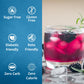 Syruvia Sugar-Free Blackberry Syrup, 25.4 fl oz - Bold Flavor, Kosher, Gluten-Free, Perfect for Beverages and Desserts