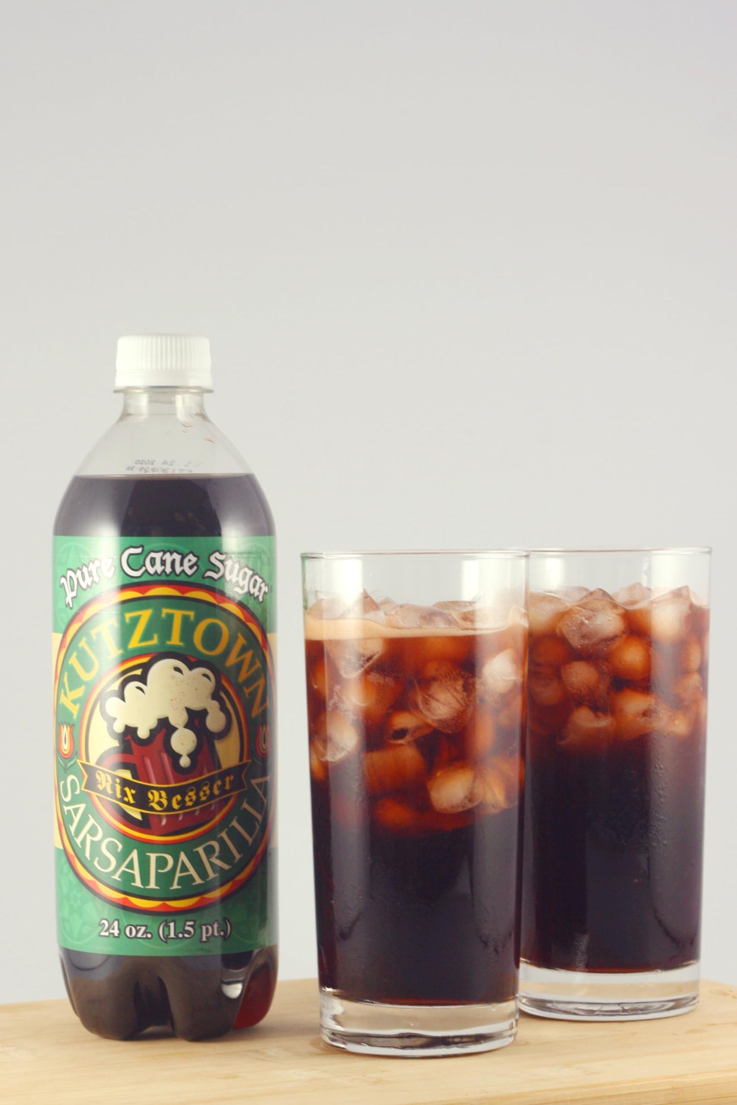 AmishTastes Kutztown Sarsaparilla Soda, 24 Oz. Bottles, Pack of 4, 1.5 Pound