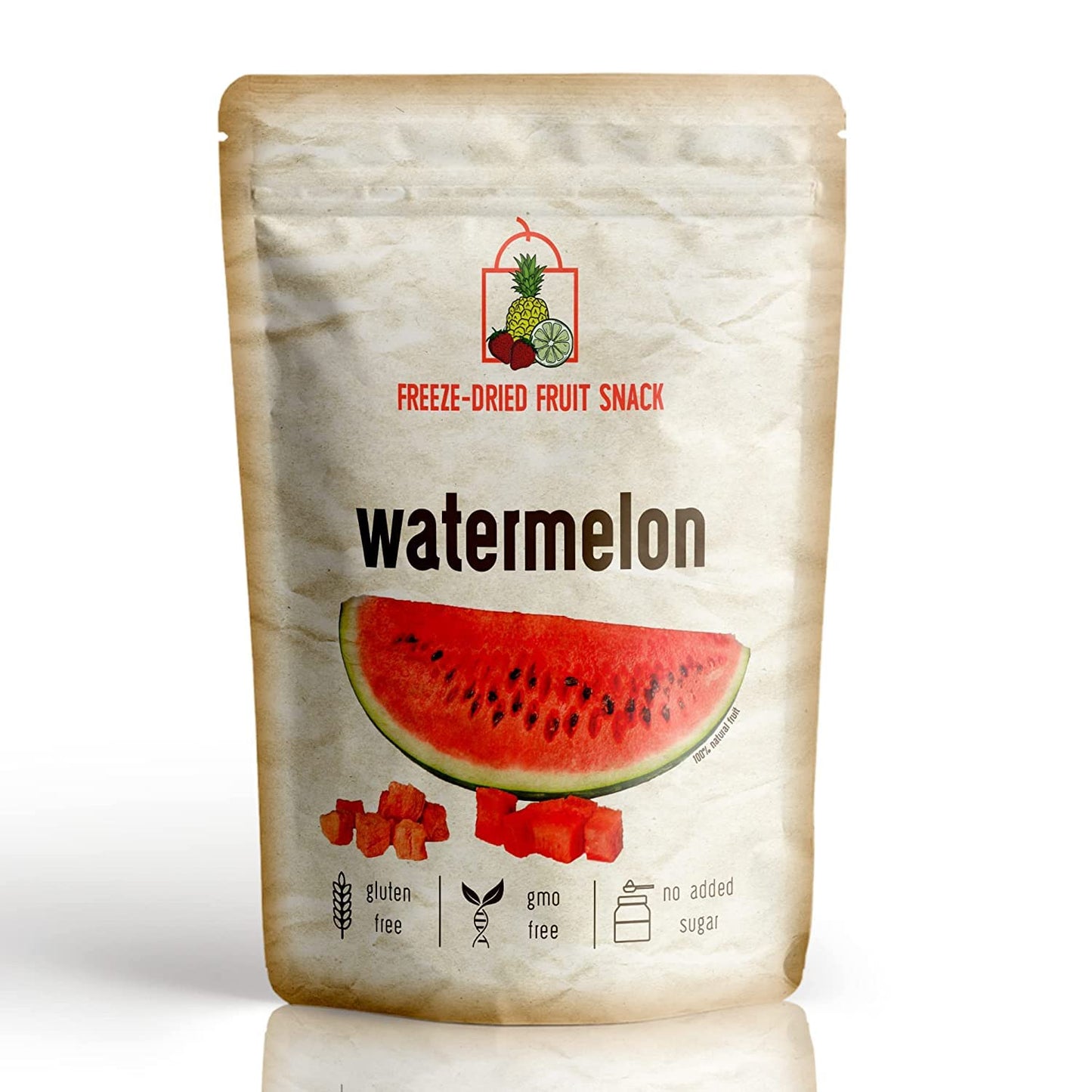 Freeze-Dried Watermelon - 7 Pack - 100% Real Fruit, No Sugar Added, Crunchy & Delicious, Long Shelf Life