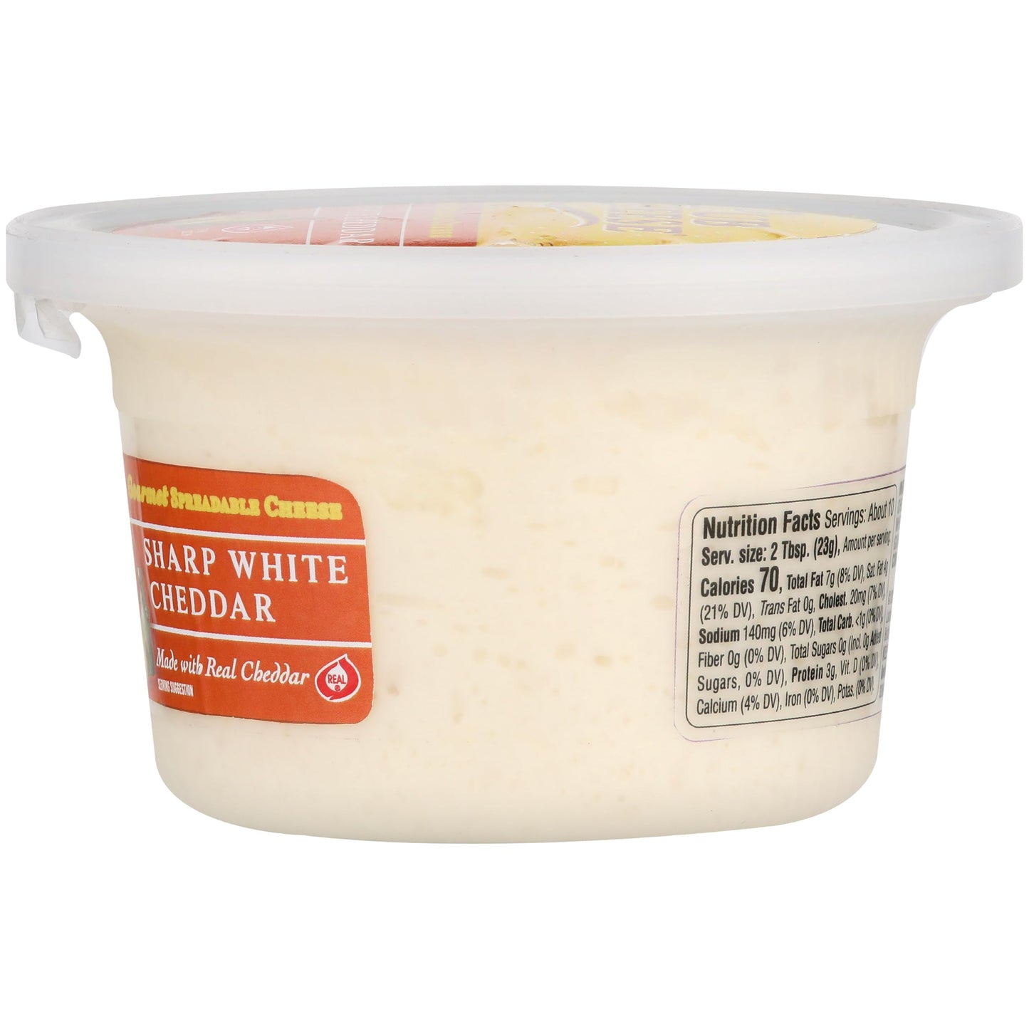 Pub Cheese, Spread White Cheddar, 8 Ounce