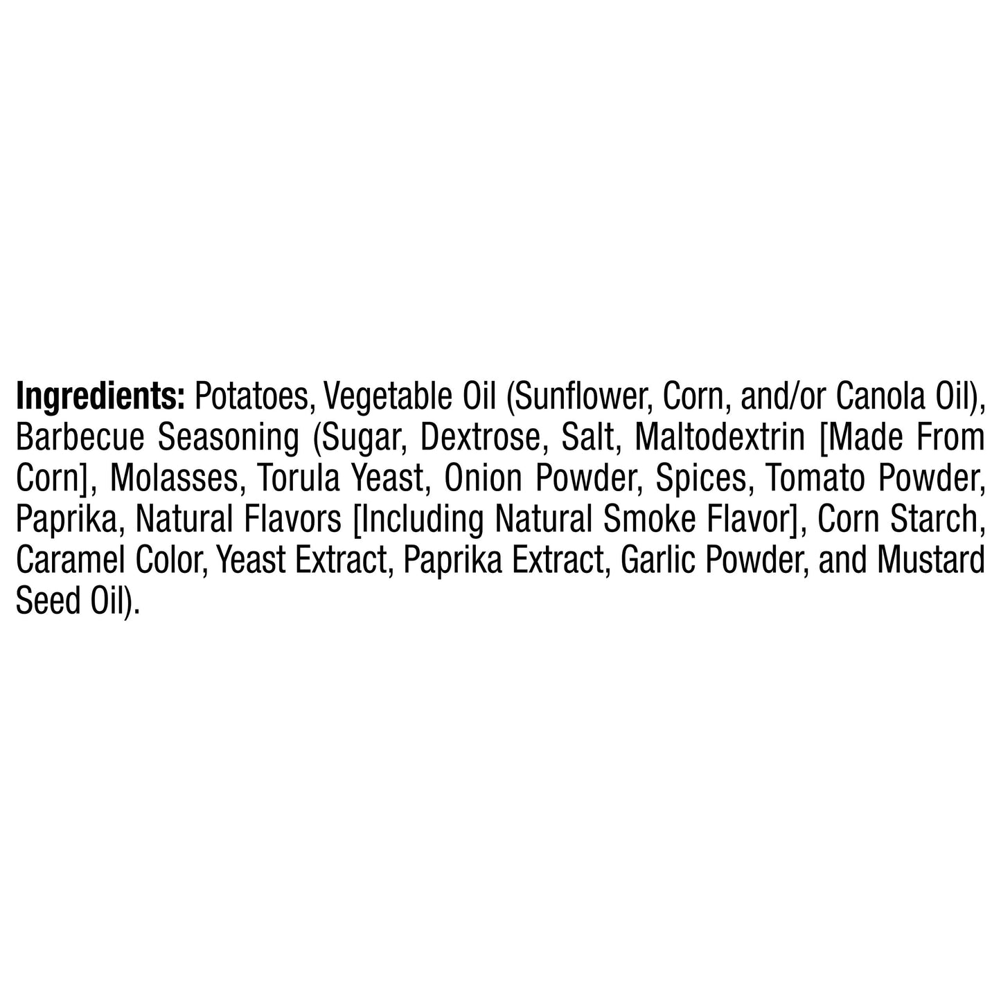 Lays Barbecue Flavored Potato Chips, 1 oz Bags, 40 Count Pack