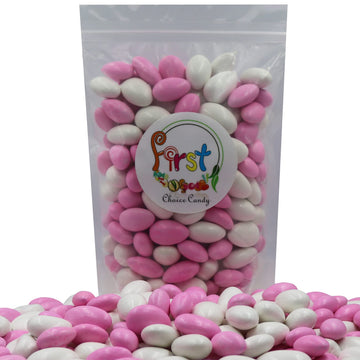 Firstchoicecandy Jordan Almonds (2 Pound, Pastel Pink & White)