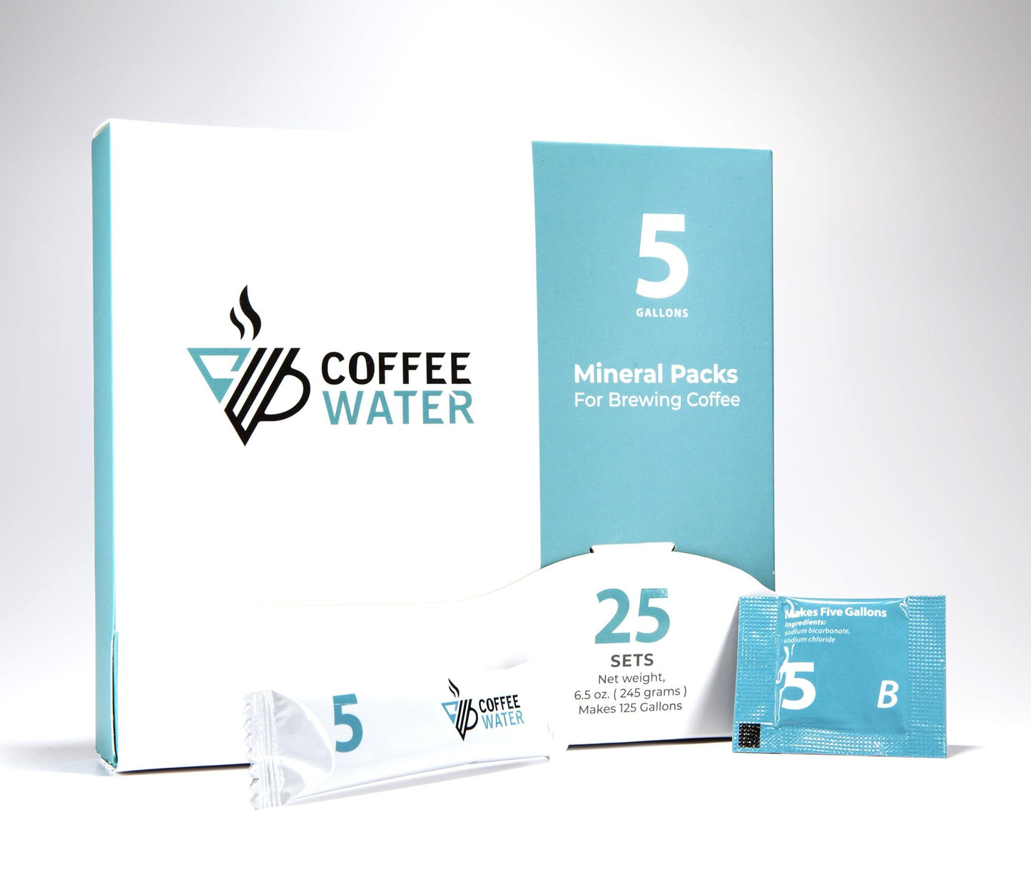 COFFEE WATER Mineral Packs for Making Water for Coffee (Makes 125 Gallons)